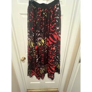 Touch Me Multicolored Maxi Skirt Plus Size 2X